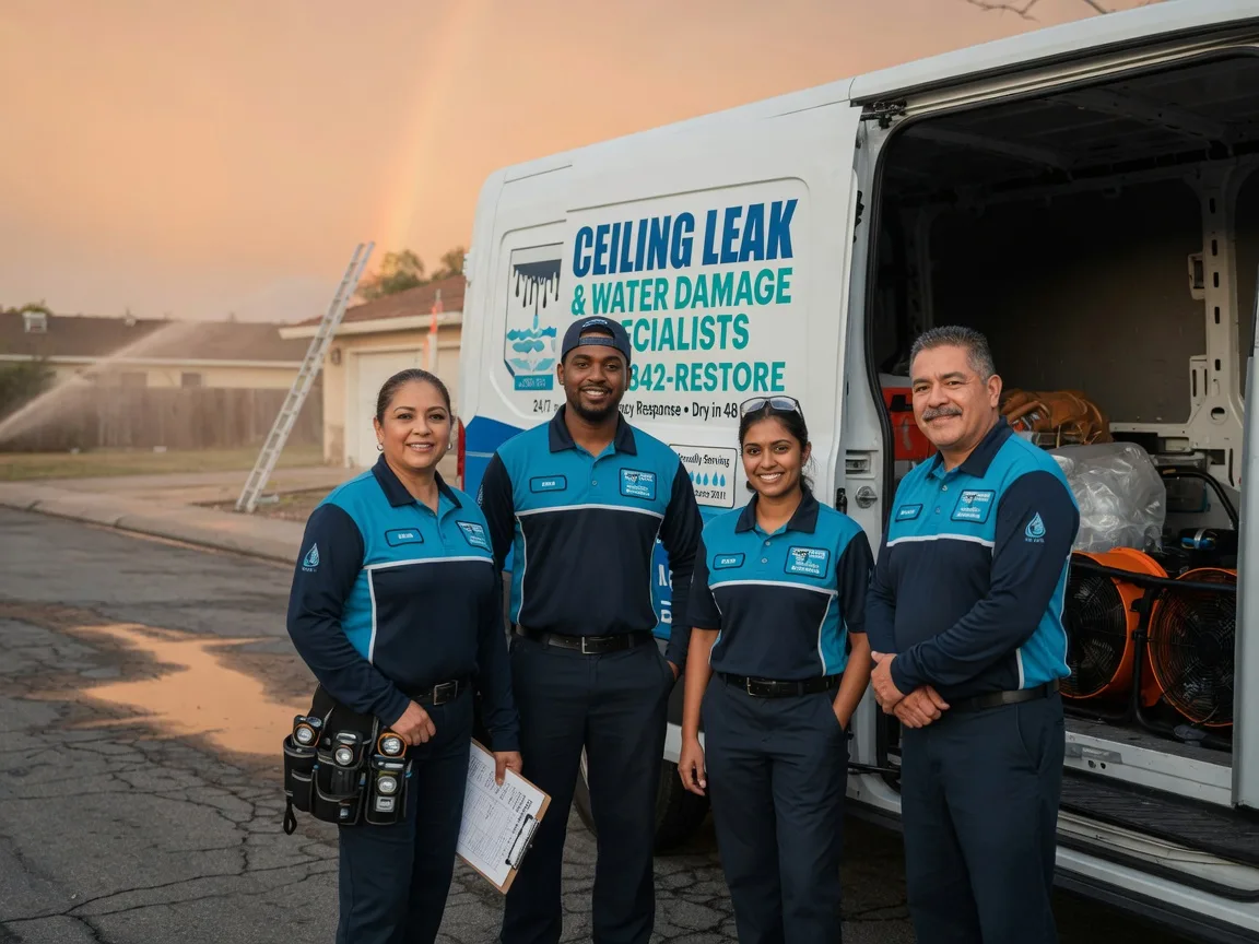 Ceiling Leak Cleanup company in Cement, OK